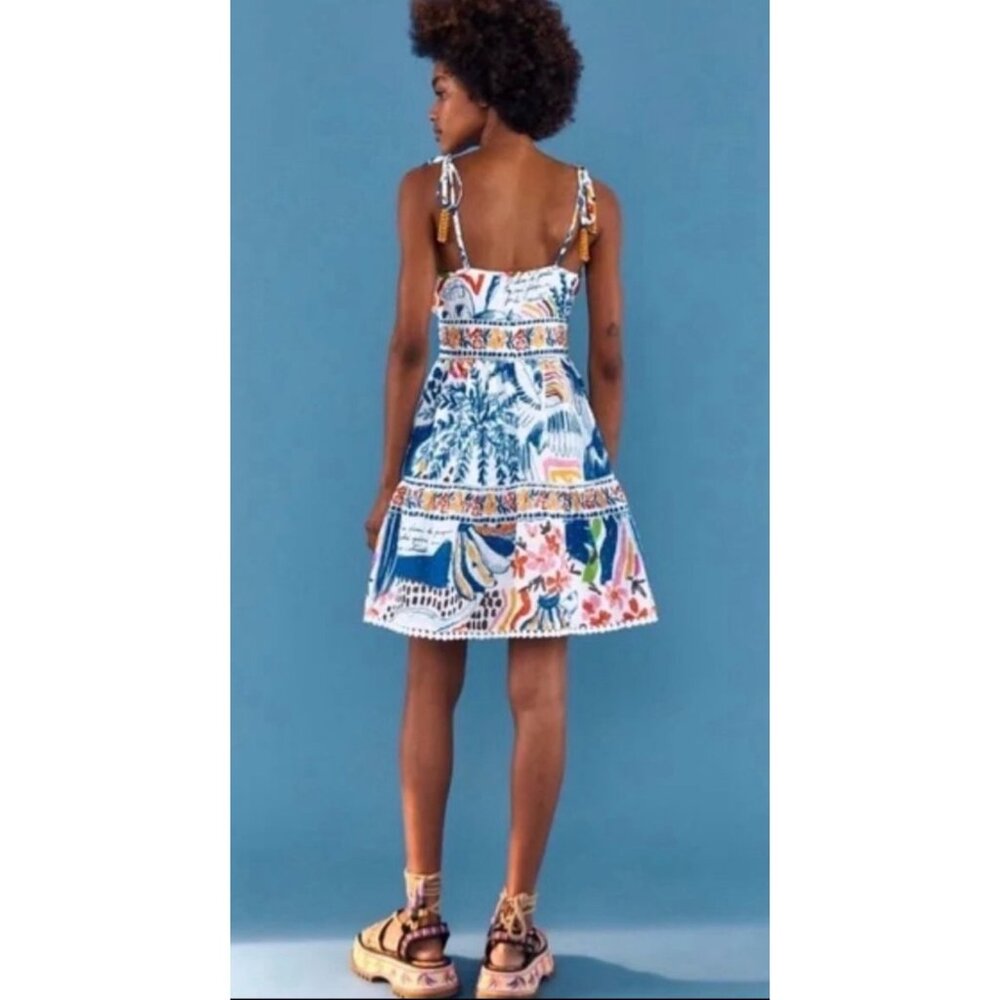Farm Rio Wild Brazil Mini Dress Size XS New With Tags - Picture 7 of 16